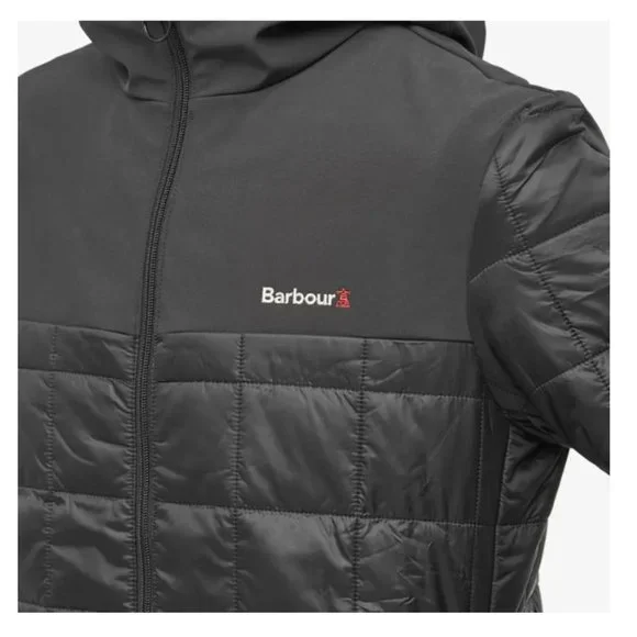 BARBOUR STRIDE HOODED LIGHTWEIGHT QUILTED JACKET MSRP$280 British Classic Great - Picture 11 of 12